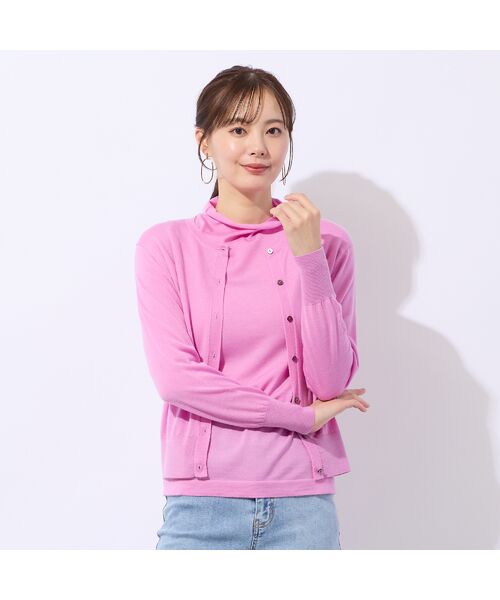 Liliane Burty ECLAT（Sサイズ） / リリアンビューティ エクラ カーディガン・ボレロ | 【アンサンブル対応】ウールシルクニットカーディガン | 詳細7