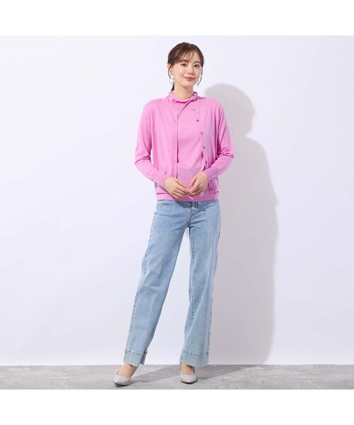 Liliane Burty ECLAT（Sサイズ） / リリアンビューティ エクラ カーディガン・ボレロ | 【アンサンブル対応】ウールシルクニットカーディガン | 詳細8