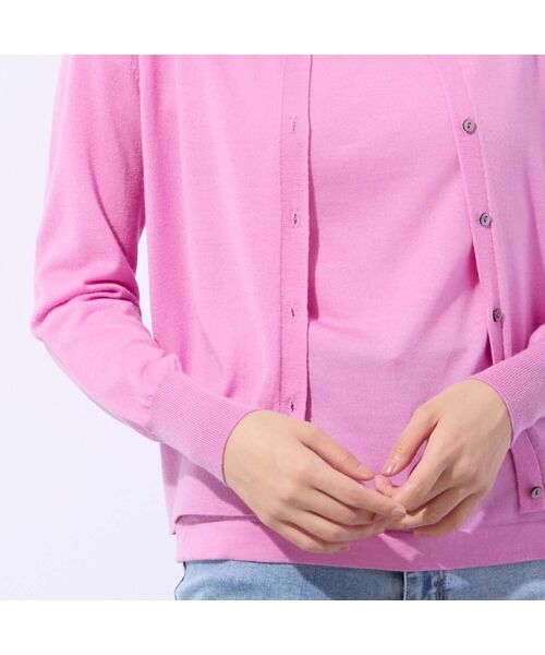 Liliane Burty ECLAT（Sサイズ） / リリアンビューティ エクラ カーディガン・ボレロ | 【アンサンブル対応】ウールシルクニットカーディガン | 詳細9