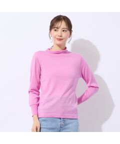 Liliane Burty ECLAT（Sサイズ） / リリアンビューティ エクラ ニット・セーター | 【アンサンブル対応】ウールシルクオフタートルニット