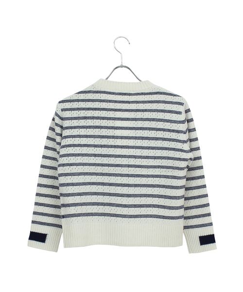 Liliane Burty ECLAT（Sサイズ） / リリアンビューティ エクラ ニット・セーター | プルオーバーボーダーニット | 詳細1