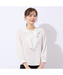 Liliane Burty ECLAT（Sサイズ） / リリアンビューティ エクラ シャツ・ブラウス | フリル衿ブラウス