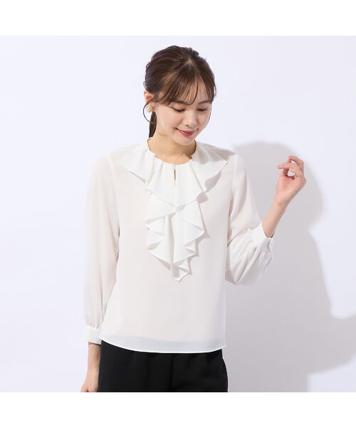 Liliane Burty ECLAT（Sサイズ） / リリアンビューティ エクラ シャツ・ブラウス | フリル衿ブラウス | 詳細2