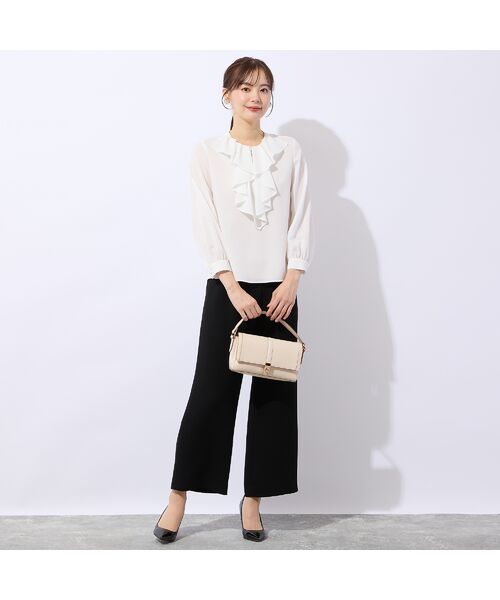 Liliane Burty ECLAT（Sサイズ） / リリアンビューティ エクラ シャツ・ブラウス | フリル衿ブラウス | 詳細7