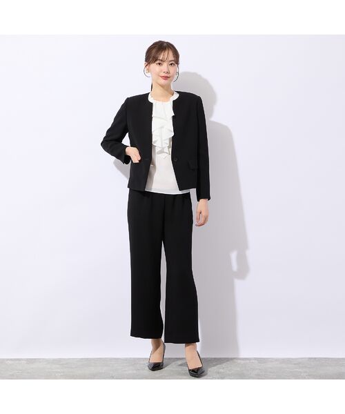 Liliane Burty ECLAT（Sサイズ） / リリアンビューティ エクラ その他パンツ | 【セットアップ可】ダブルクロスノーカラージャケット | 詳細6