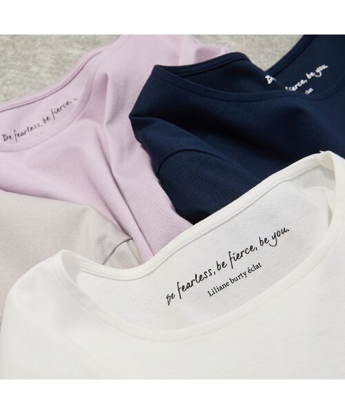 Liliane Burty ECLAT（Sサイズ） / リリアンビューティ エクラ カットソー | 【洗える】綿100％無地Tシャツ | 詳細8