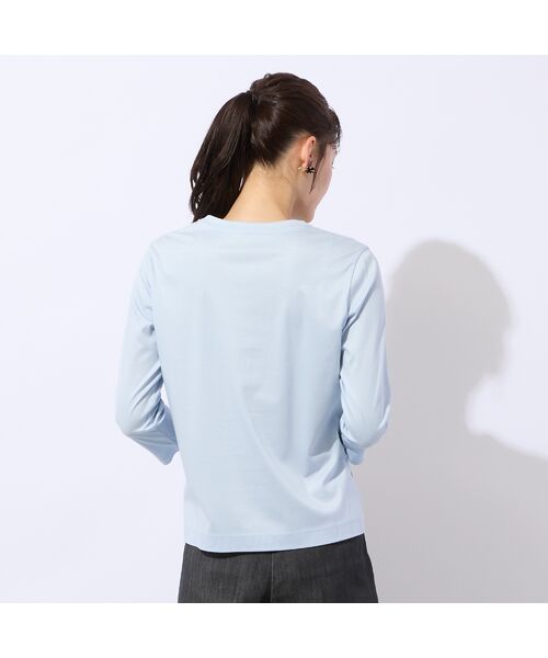 Liliane Burty ECLAT（Sサイズ） / リリアンビューティ エクラ カットソー | 【洗える】プリント×スパンコールTシャツ | 詳細10