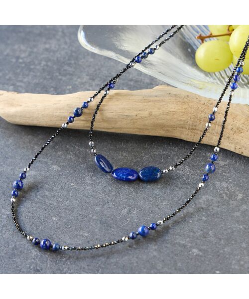 Liliane Burty ECLAT（Sサイズ） / リリアンビューティ エクラ ネックレス・ペンダント・チョーカー | 【一部店舗・オンラインショップ限定】ラピスラズリダブルマグネットネックレス | 詳細1