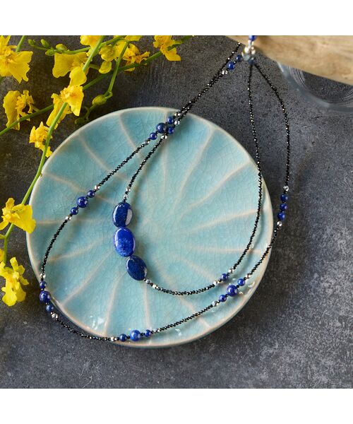 Liliane Burty ECLAT（Sサイズ） / リリアンビューティ エクラ ネックレス・ペンダント・チョーカー | 【一部店舗・オンラインショップ限定】ラピスラズリダブルマグネットネックレス | 詳細2