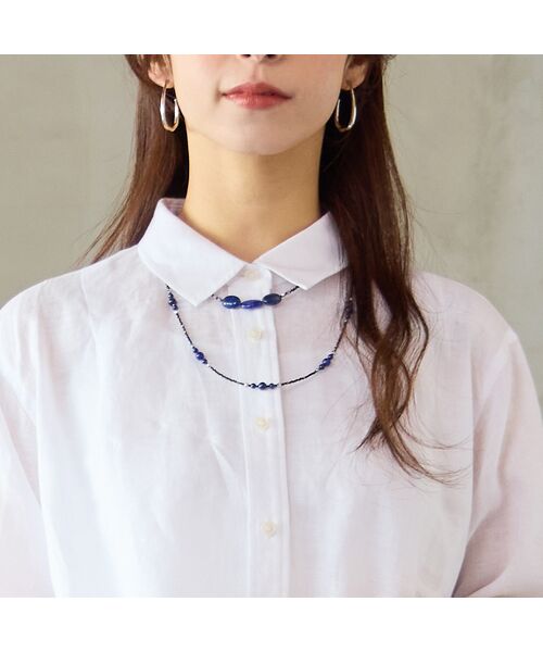 Liliane Burty ECLAT（Sサイズ） / リリアンビューティ エクラ ネックレス・ペンダント・チョーカー | 【一部店舗・オンラインショップ限定】ラピスラズリダブルマグネットネックレス | 詳細8