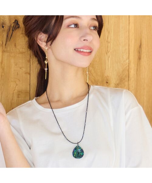 Liliane Burty ECLAT（Sサイズ） / リリアンビューティ エクラ ネックレス・ペンダント・チョーカー | 【一部店舗・オンラインショップ限定】アバロンシェル2WAYマグネットネックレス | 詳細5