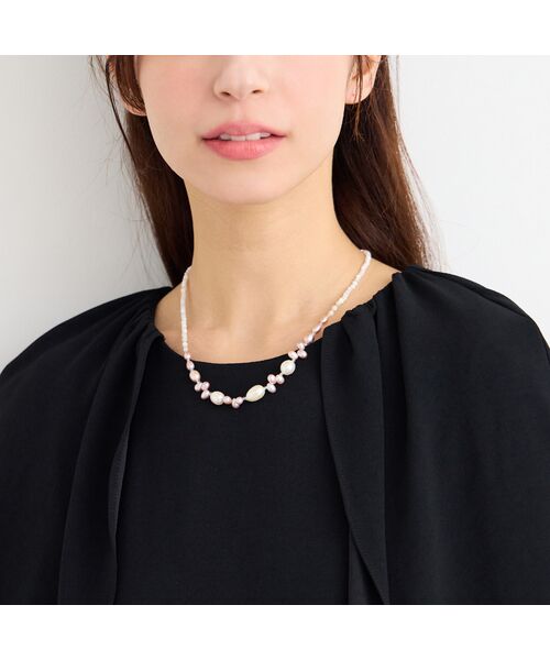 Liliane Burty ECLAT（Sサイズ） / リリアンビューティ エクラ ネックレス・ペンダント・チョーカー | 【一部店舗・オンラインショップ限定】淡水パールシェルマグネットネックレス | 詳細1