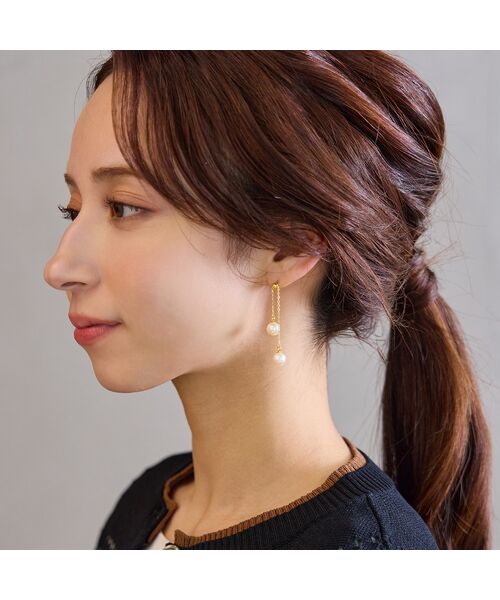 Liliane Burty ECLAT（Sサイズ） / リリアンビューティ エクラ ネックレス・ペンダント・チョーカー | 【オンラインショップ限定】アコヤパールフリースライドピアス | 詳細4