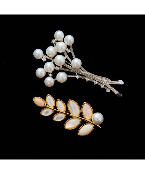 Liliane Burty ECLAT（Sサイズ） / リリアンビューティ エクラ ブローチ・コサージュ | 【WEB先行販売/一部店舗・オンラインショップ限定】リーフブローチ | 詳細5