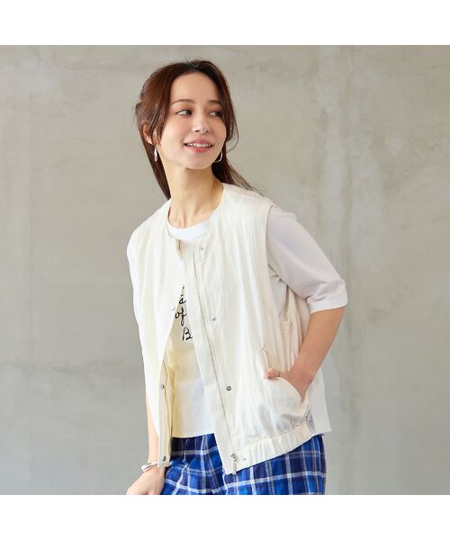 Liliane Burty ECLAT（Sサイズ） / リリアンビューティ エクラ ベスト | 【洗える】サラデニ×メッシュベスト | 詳細2