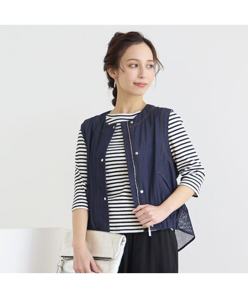 Liliane Burty ECLAT（Sサイズ） / リリアンビューティ エクラ ベスト | 【洗える】サラデニ×メッシュベスト | 詳細7