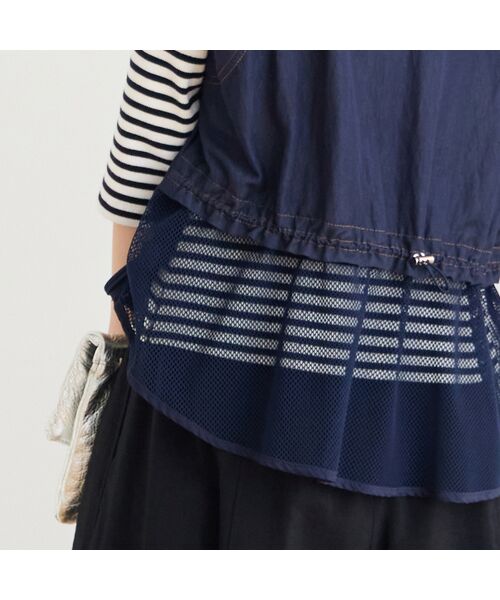 Liliane Burty ECLAT（Sサイズ） / リリアンビューティ エクラ ベスト | 【洗える】サラデニ×メッシュベスト | 詳細11