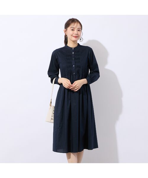 Liliane Burty ECLAT（Sサイズ） / リリアンビューティ エクラ ミニ丈・ひざ丈ワンピース | 【洗える】綿タイプライターワンピース | 詳細6