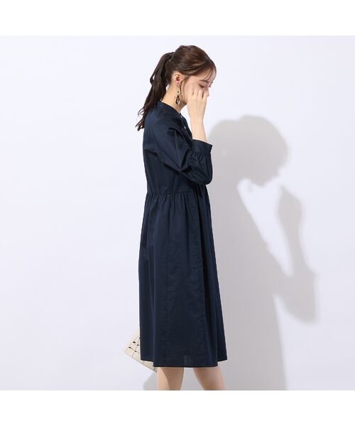 Liliane Burty ECLAT（Sサイズ） / リリアンビューティ エクラ ミニ丈・ひざ丈ワンピース | 【洗える】綿タイプライターワンピース | 詳細7