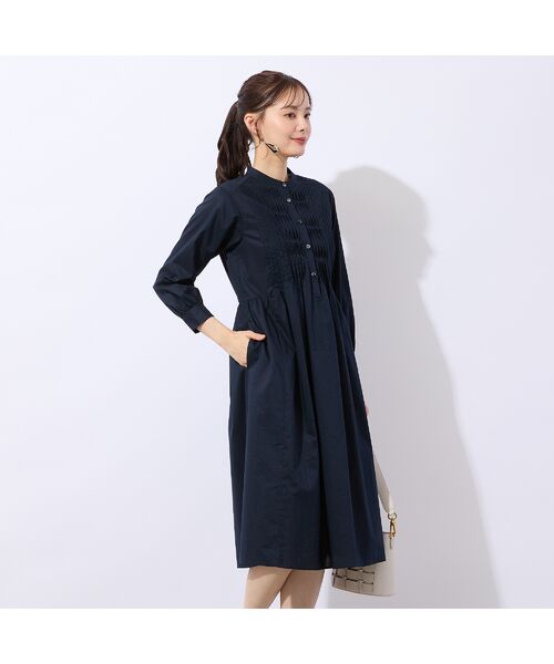 Liliane Burty ECLAT（Sサイズ） / リリアンビューティ エクラ ミニ丈・ひざ丈ワンピース | 【洗える】綿タイプライターワンピース | 詳細8