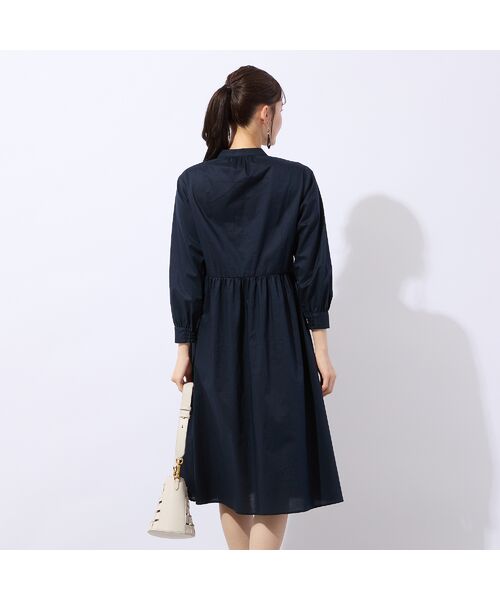 Liliane Burty ECLAT（Sサイズ） / リリアンビューティ エクラ ミニ丈・ひざ丈ワンピース | 【洗える】綿タイプライターワンピース | 詳細9