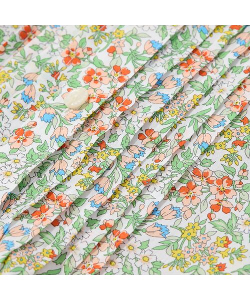 Liliane Burty ECLAT（Sサイズ） / リリアンビューティ エクラ シャツ・ブラウス | 【洗える】リバティ　小花プリントフリル衿ブラウス | 詳細5