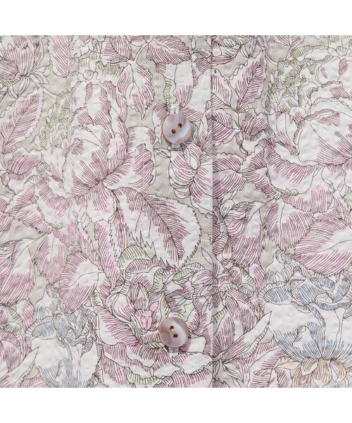 Liliane Burty ECLAT（Sサイズ） / リリアンビューティ エクラ シャツ・ブラウス | 【洗える】リバティ　ミラクルウェーブブラウス | 詳細10