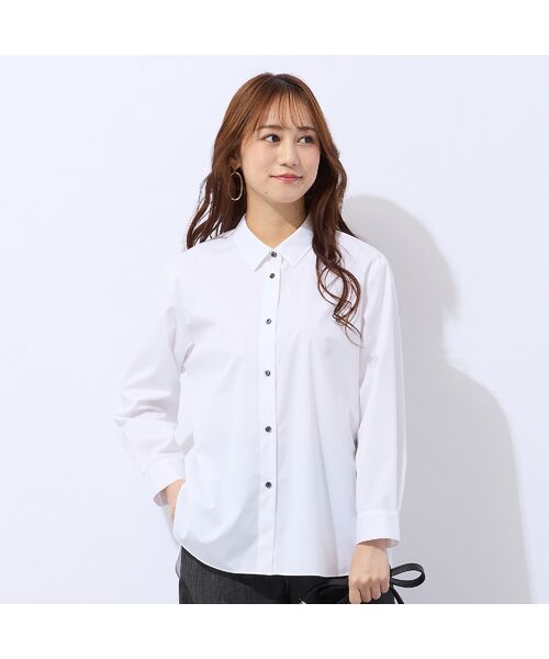 Liliane Burty ECLAT（Sサイズ） / リリアンビューティ エクラ シャツ・ブラウス | 【洗える】接触冷感・UVカットブラウス | 詳細2