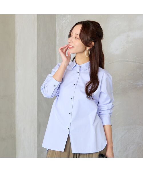 Liliane Burty ECLAT（Sサイズ） / リリアンビューティ エクラ シャツ・ブラウス | 【洗える】接触冷感・UVカットブラウス | 詳細6