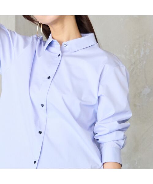 Liliane Burty ECLAT（Sサイズ） / リリアンビューティ エクラ シャツ・ブラウス | 【洗える】接触冷感・UVカットブラウス | 詳細15