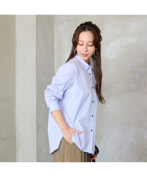 Liliane Burty ECLAT（Sサイズ） / リリアンビューティ エクラ シャツ・ブラウス | 【洗える】接触冷感・UVカットブラウス | 詳細7