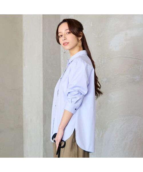 Liliane Burty ECLAT（Sサイズ） / リリアンビューティ エクラ シャツ・ブラウス | 【洗える】接触冷感・UVカットブラウス | 詳細8