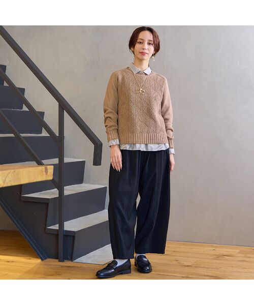 Liliane Burty ECLAT（Sサイズ） / リリアンビューティ エクラ その他パンツ | 【洗える】バルーンシルエットオールゴムパンツ | 詳細5