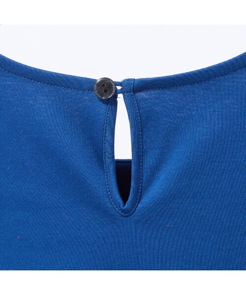 Liliane Burty ECLAT（Sサイズ） / リリアンビューティ エクラ カットソー | 【洗える】接触冷感衿ステッチTシャツ | 詳細8