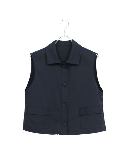 Liliane Burty ECLAT（Sサイズ） / リリアンビューティ エクラ ベスト | 【洗える】ナイロンストライプベスト | 詳細6