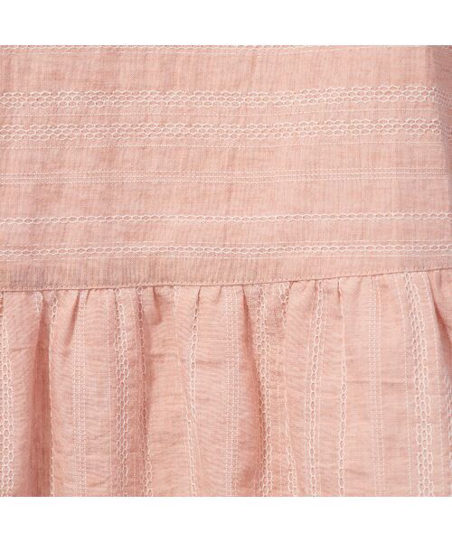 Liliane Burty ECLAT（Sサイズ） / リリアンビューティ エクラ シャツ・ブラウス | 【洗える】播州織カラミレースブラウス | 詳細6