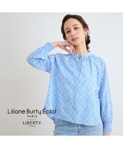 Liliane Burty ECLAT（Sサイズ） / リリアンビューティ エクラ シャツ・ブラウス | 【洗える】リバティプリントブラウス