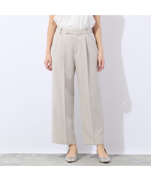 Liliane Burty ECLAT（Sサイズ） / リリアンビューティ エクラ その他パンツ | 【洗える・防しわ・接触冷感】センタープレスパンツ裏地なし | 詳細1