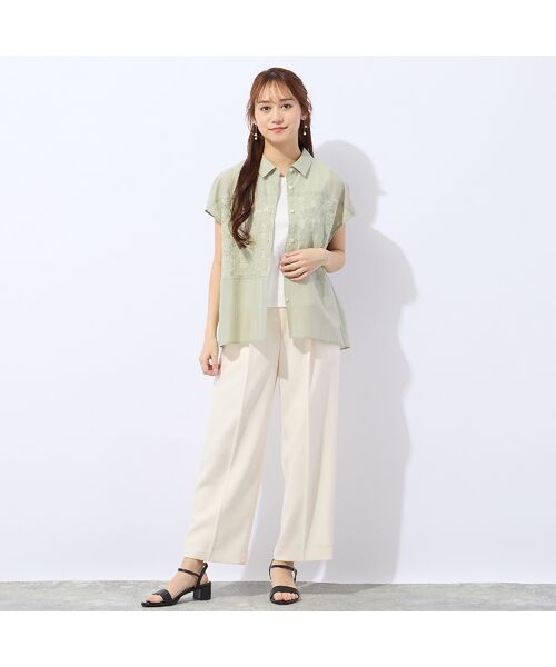 Liliane Burty ECLAT（Sサイズ） / リリアンビューティ エクラ その他パンツ | 【洗える・防しわ・接触冷感】センタープレスパンツ裏地付き | 詳細8