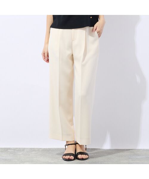 Liliane Burty ECLAT（Sサイズ） / リリアンビューティ エクラ その他パンツ | 【洗える・防しわ・接触冷感】センタープレスパンツ裏地付き（オフ）