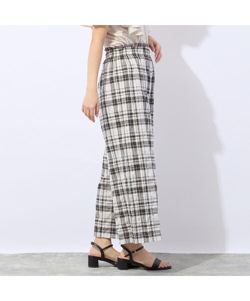 Liliane Burty ECLAT（Sサイズ） / リリアンビューティ エクラ その他パンツ | 【洗える】コットン先染めチェックパンツ | 詳細10