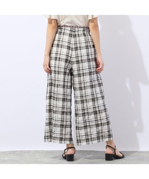 Liliane Burty ECLAT（Sサイズ） / リリアンビューティ エクラ その他パンツ | 【洗える】コットン先染めチェックパンツ | 詳細11