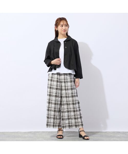 Liliane Burty ECLAT（Sサイズ） / リリアンビューティ エクラ その他パンツ | 【洗える】コットン先染めチェックパンツ | 詳細7