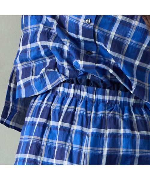 Liliane Burty ECLAT（Sサイズ） / リリアンビューティ エクラ その他パンツ | 【洗える】コットン先染めチェックパンツ | 詳細17