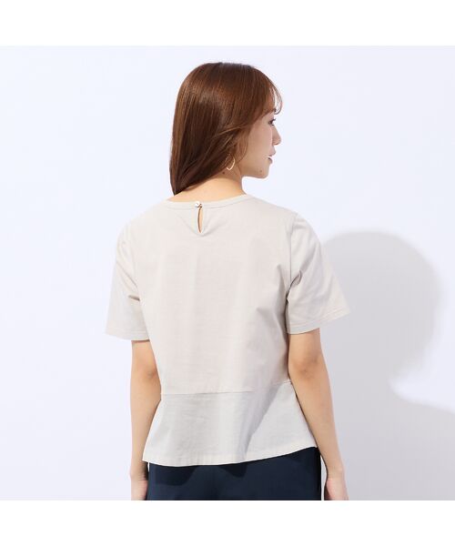 Liliane Burty ECLAT（Sサイズ） / リリアンビューティ エクラ カットソー | 【洗える】ローンワッシャー刺繍Tシャツ | 詳細3