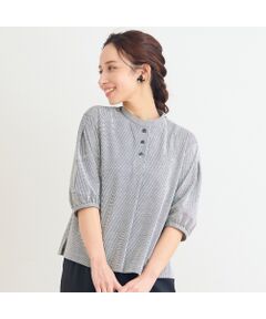 Liliane Burty ECLAT（Sサイズ） / リリアンビューティ エクラ シャツ・ブラウス | 【洗える・接触冷感】ストレッチプルオーバーブラウス