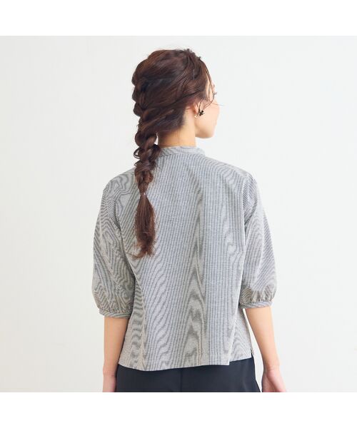 Liliane Burty ECLAT（Sサイズ） / リリアンビューティ エクラ シャツ・ブラウス | 【洗える・接触冷感】ストレッチプルオーバーブラウス | 詳細6