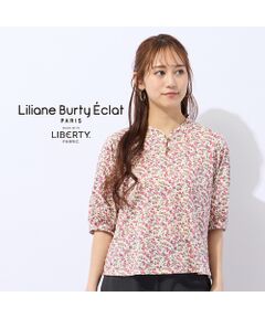 Liliane Burty ECLAT（Sサイズ） / リリアンビューティ エクラ カットソー | 【洗える】リバティプリントプルオーバーTシャツ
