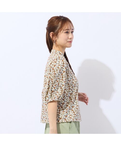 Liliane Burty ECLAT（Sサイズ） / リリアンビューティ エクラ カットソー | 【洗える】リバティプリントプルオーバーTシャツ | 詳細1