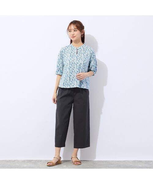 Liliane Burty ECLAT（Sサイズ） / リリアンビューティ エクラ カットソー | 【洗える】リバティプリントプルオーバーTシャツ | 詳細10